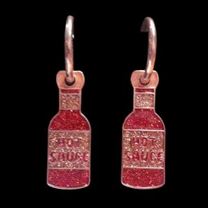 New In Package BaubleBar Hot Sauce Earrings